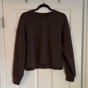 lululemon athletica Brown Sweatshirt